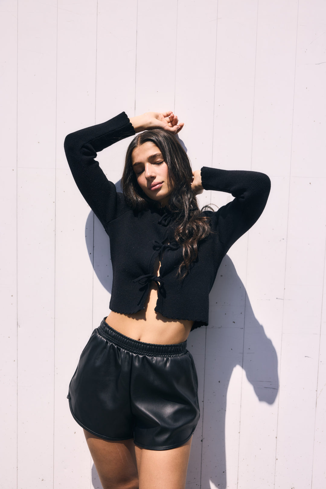 Vienna Vegan Leather Black Short
