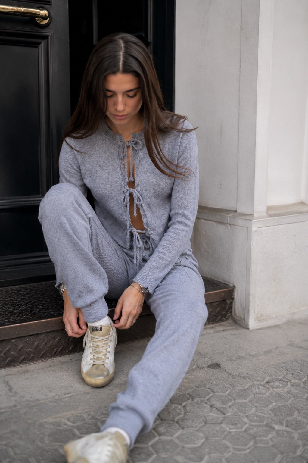 Perth Denim Knitted Jogger