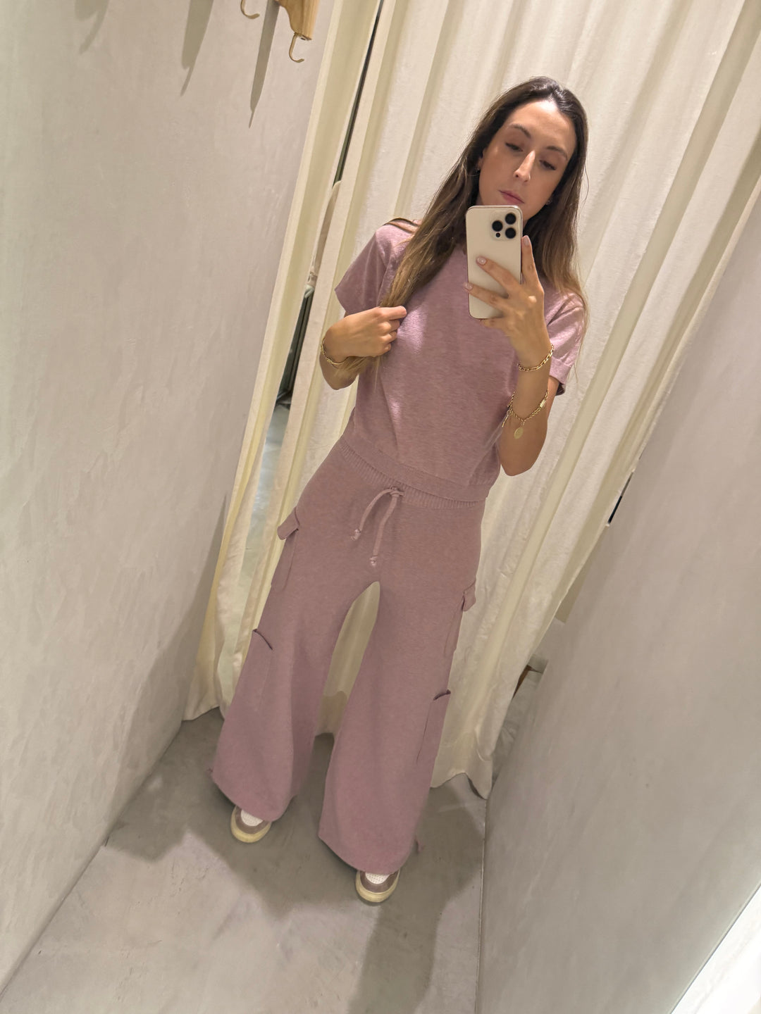 Petra Lilac Knitted Top