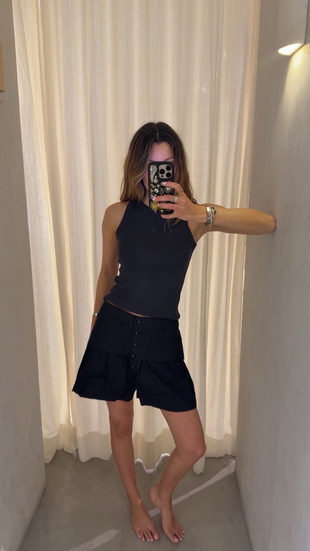 Aix Black Shorts