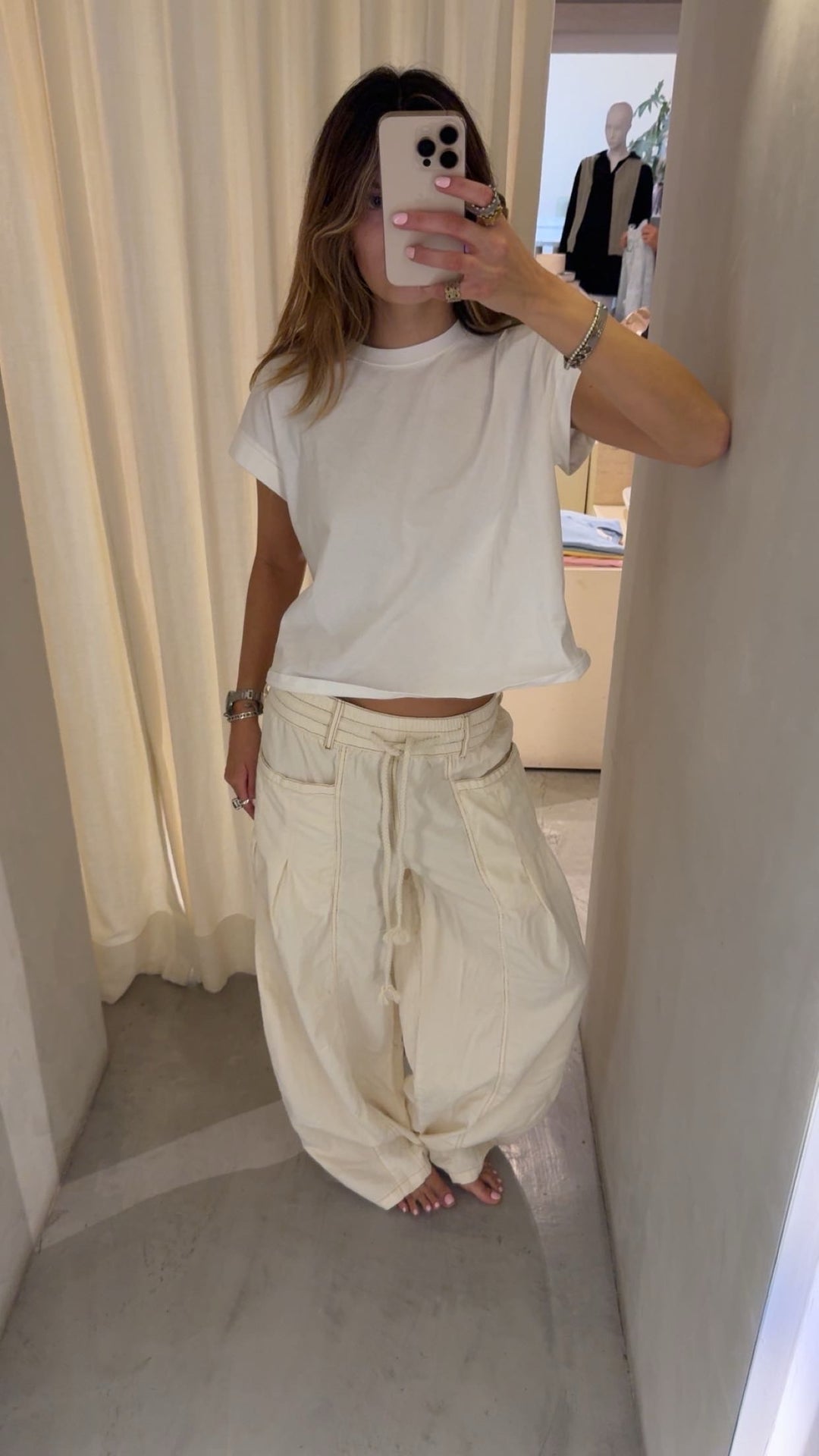 Osaka Off White Trousers