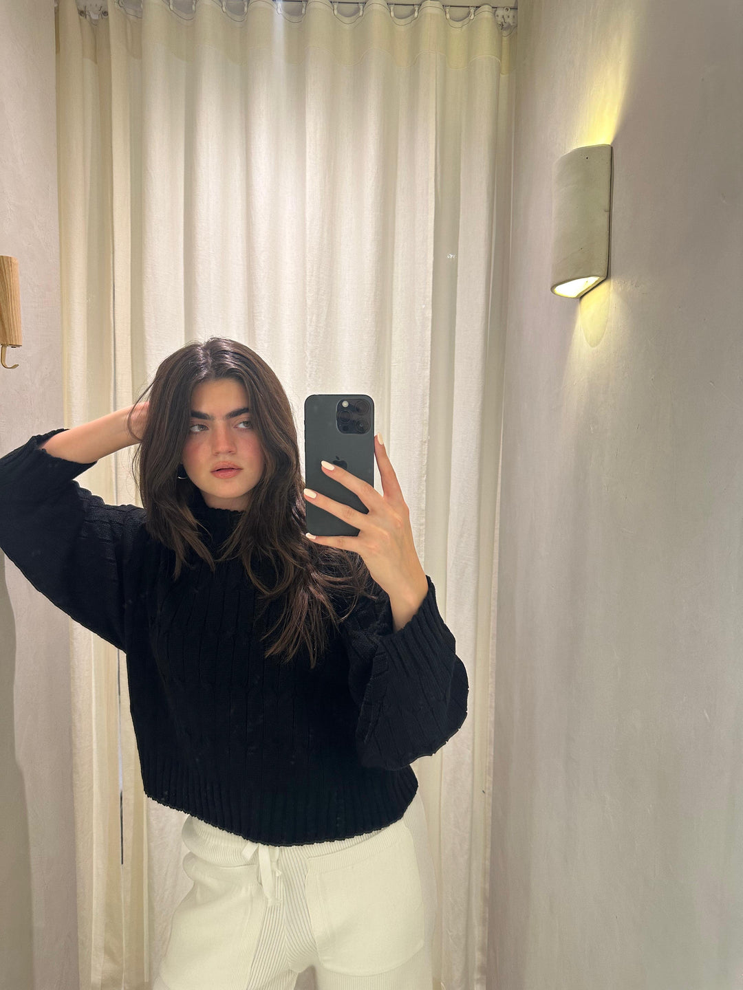 Finland Black Turtle Neck Sweater