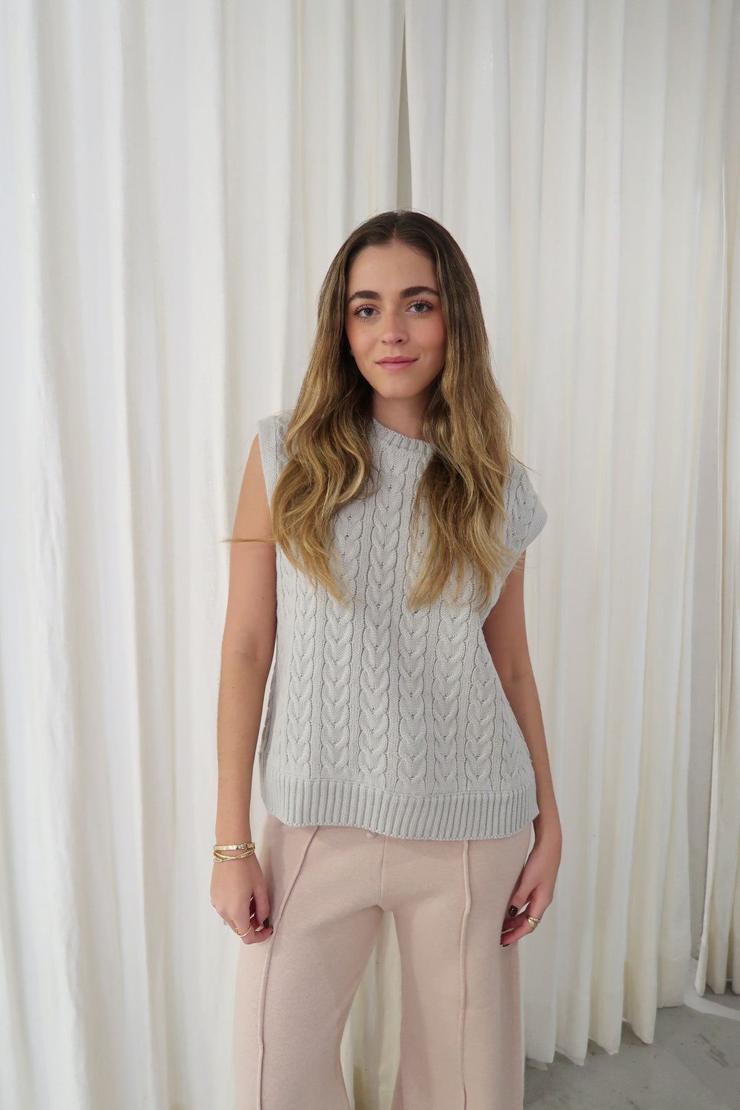 Ottawa Grey Knitted Vest