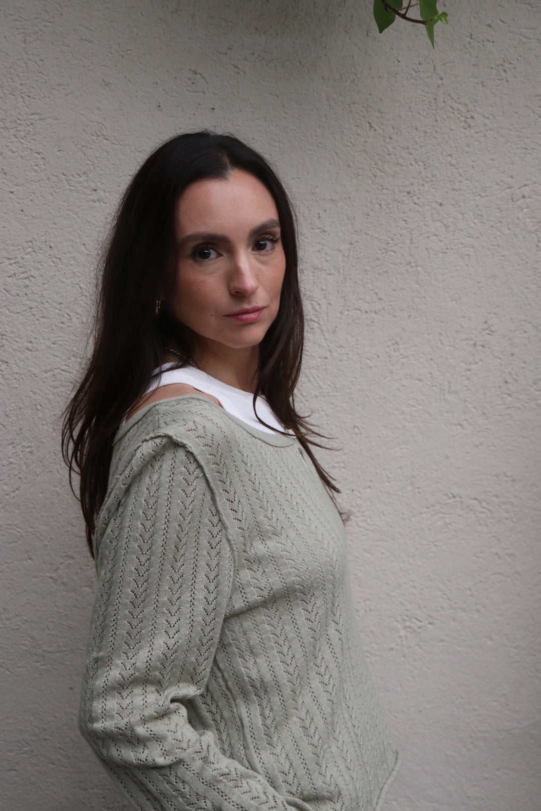 Palmira Sage Sweater