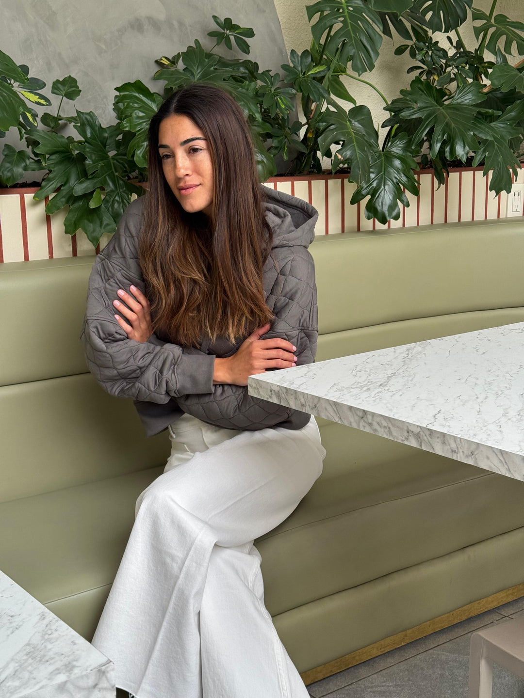 Venice Olive Sweat