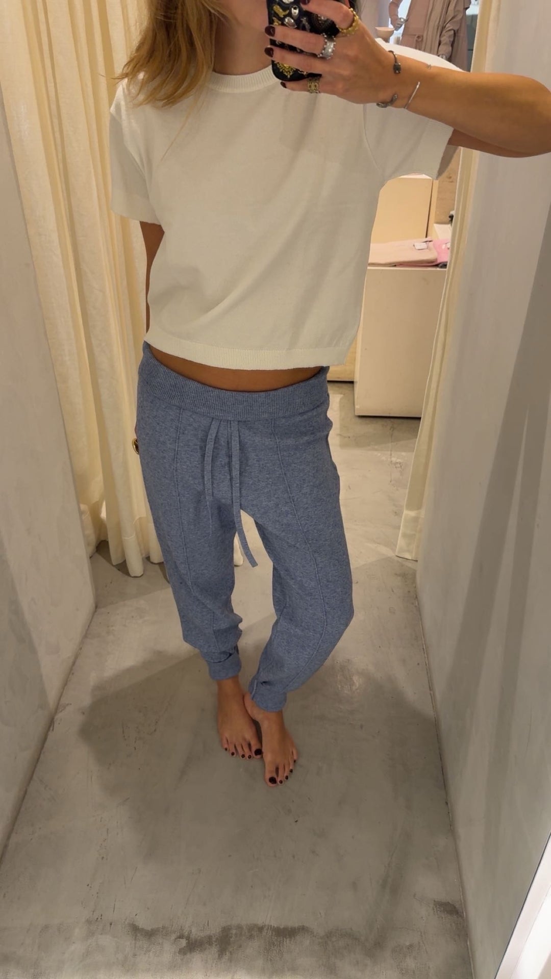 Perth Denim Knitted Jogger