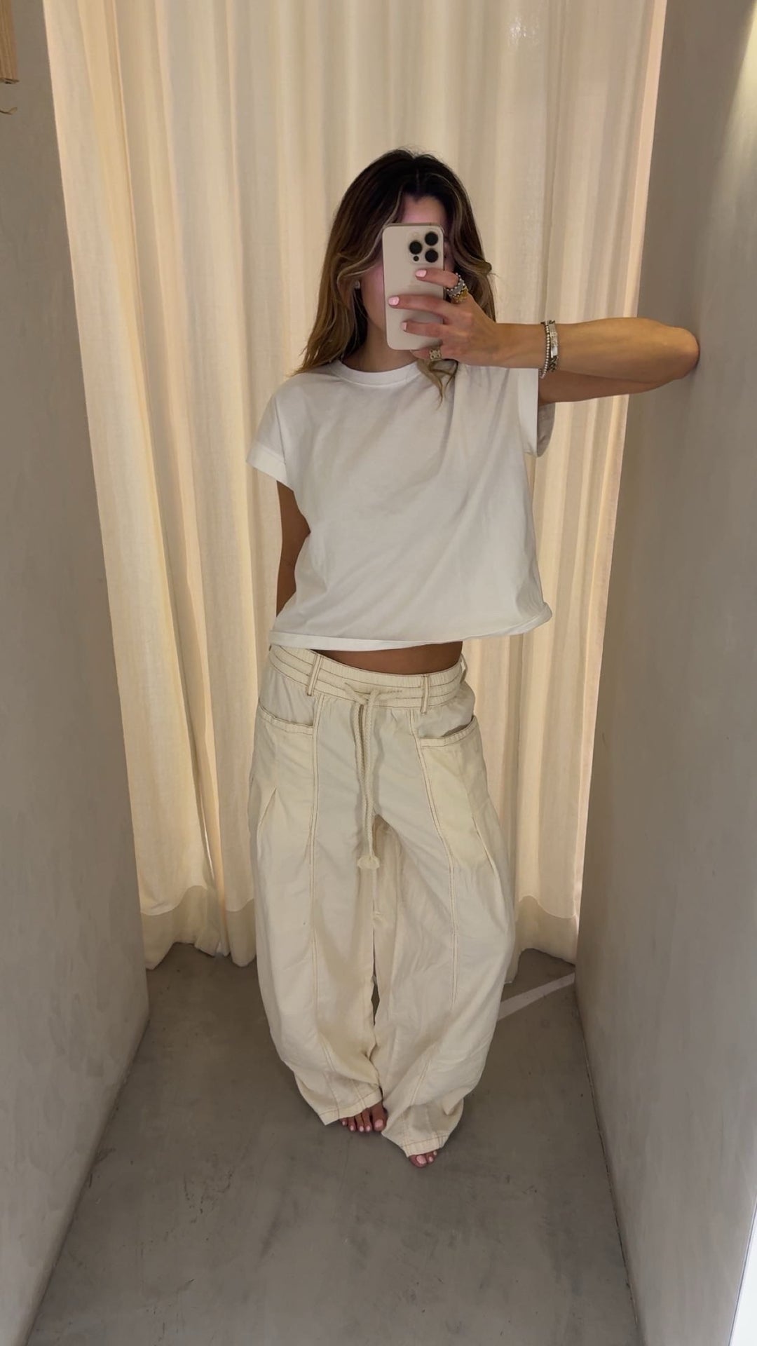 Osaka Off White Trousers
