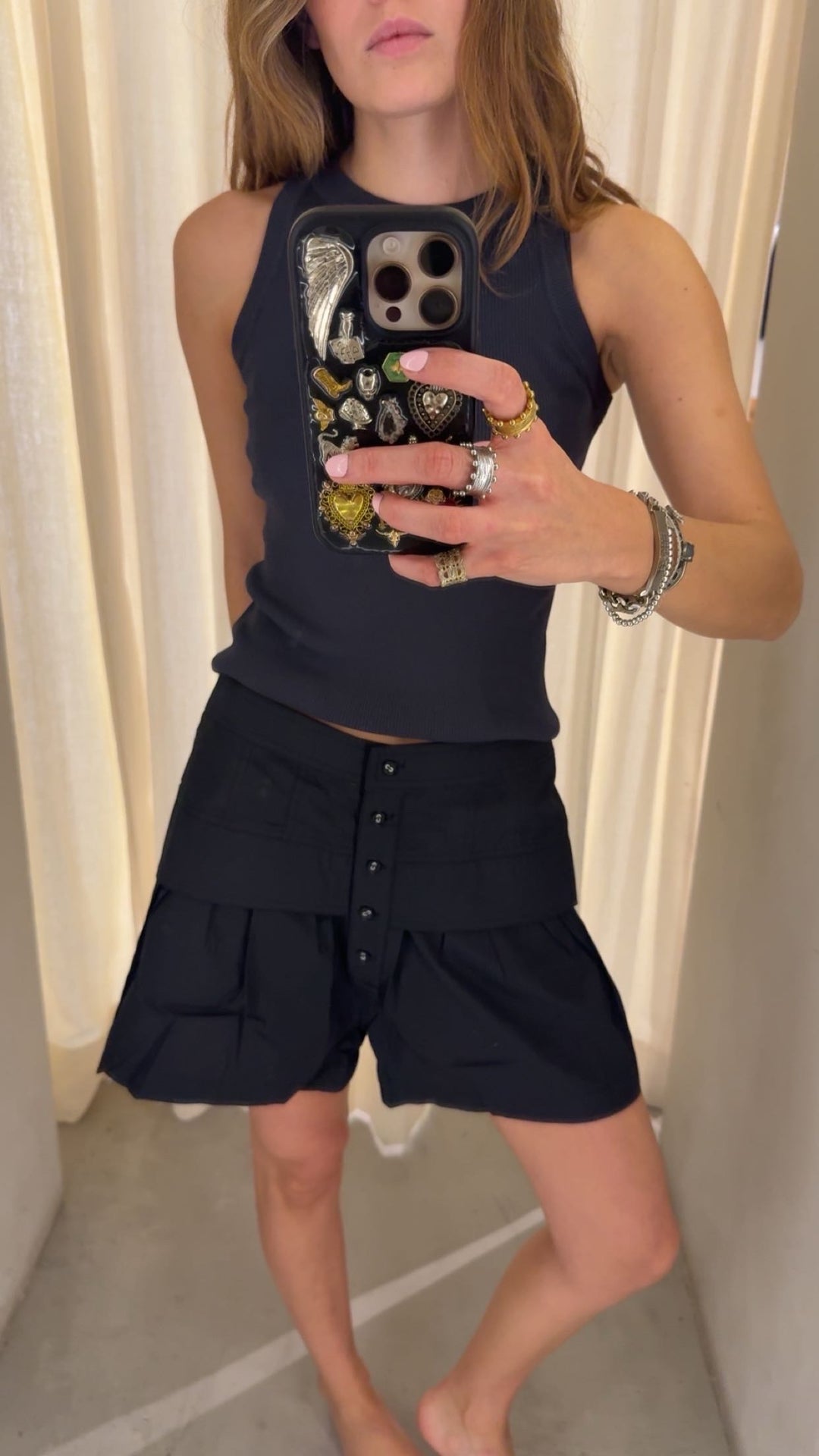 Aix Black Shorts