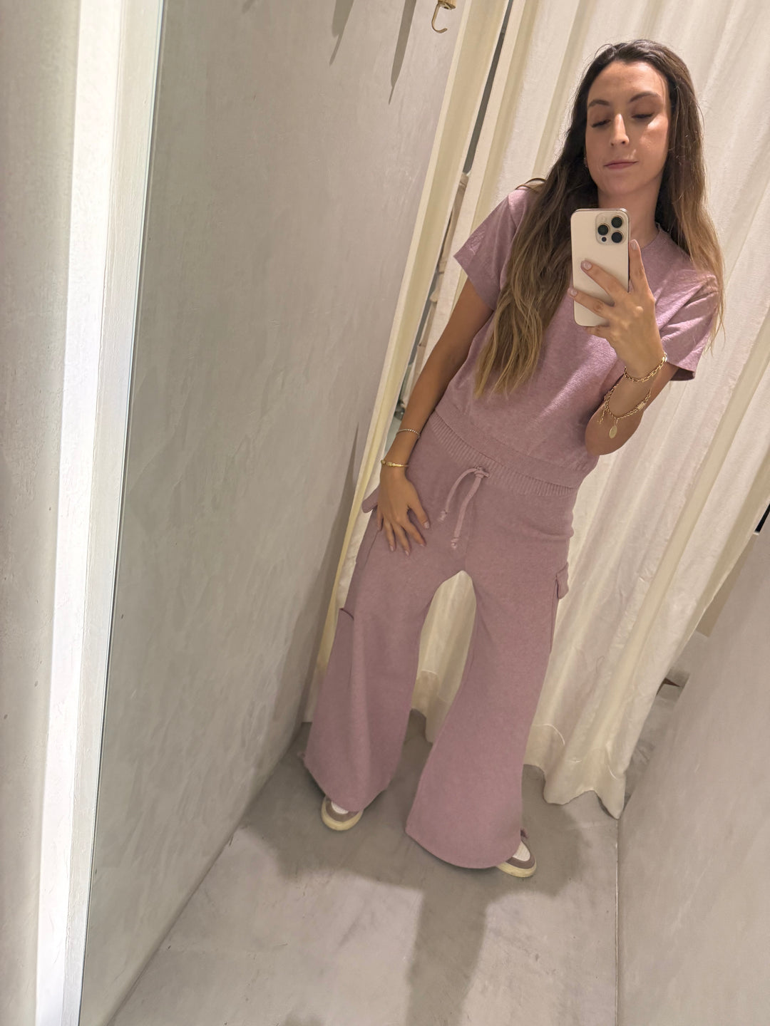 Petra Lilac Knitted Top