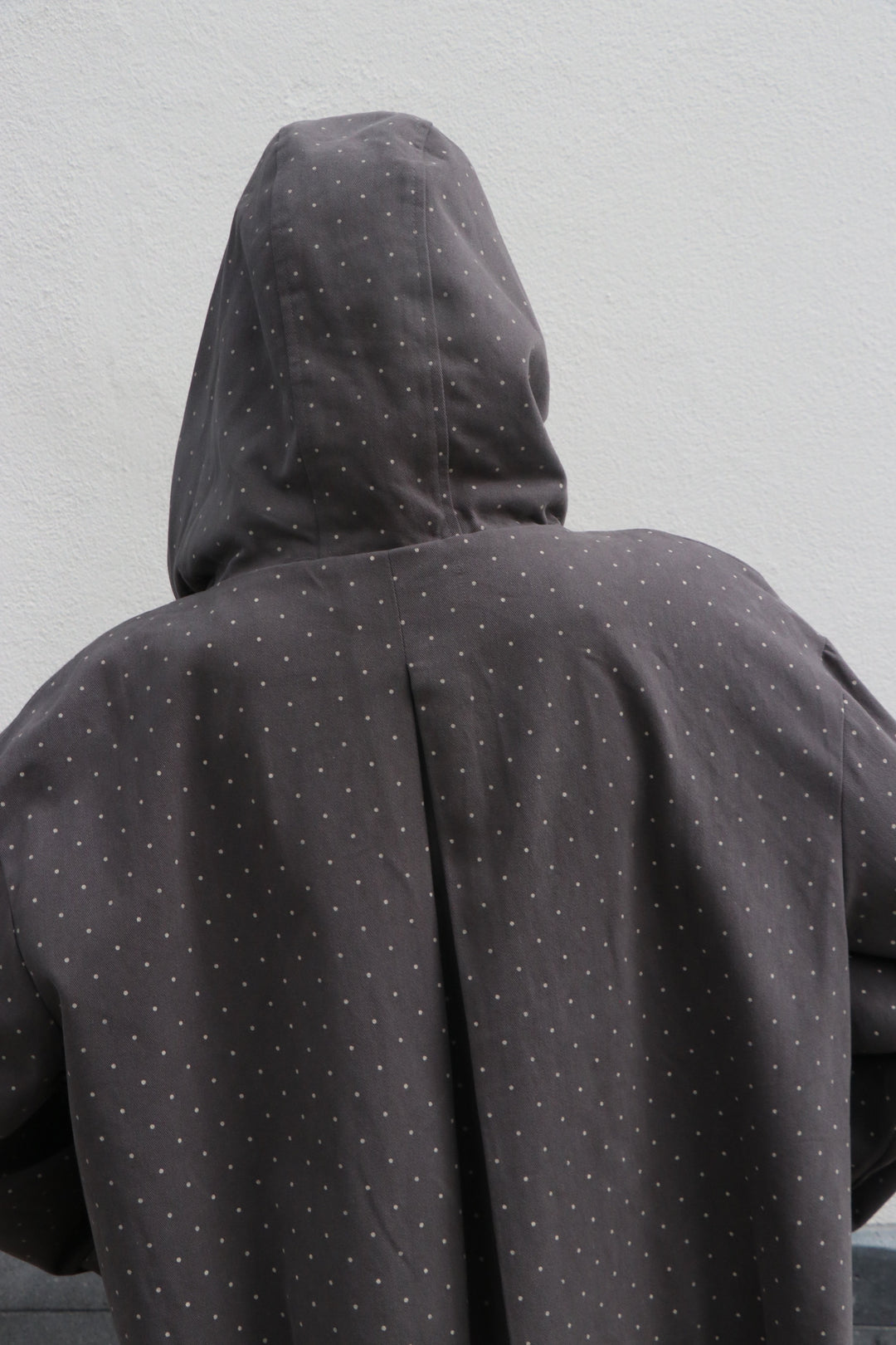 Nara Polka Dot Jacket Charcoal