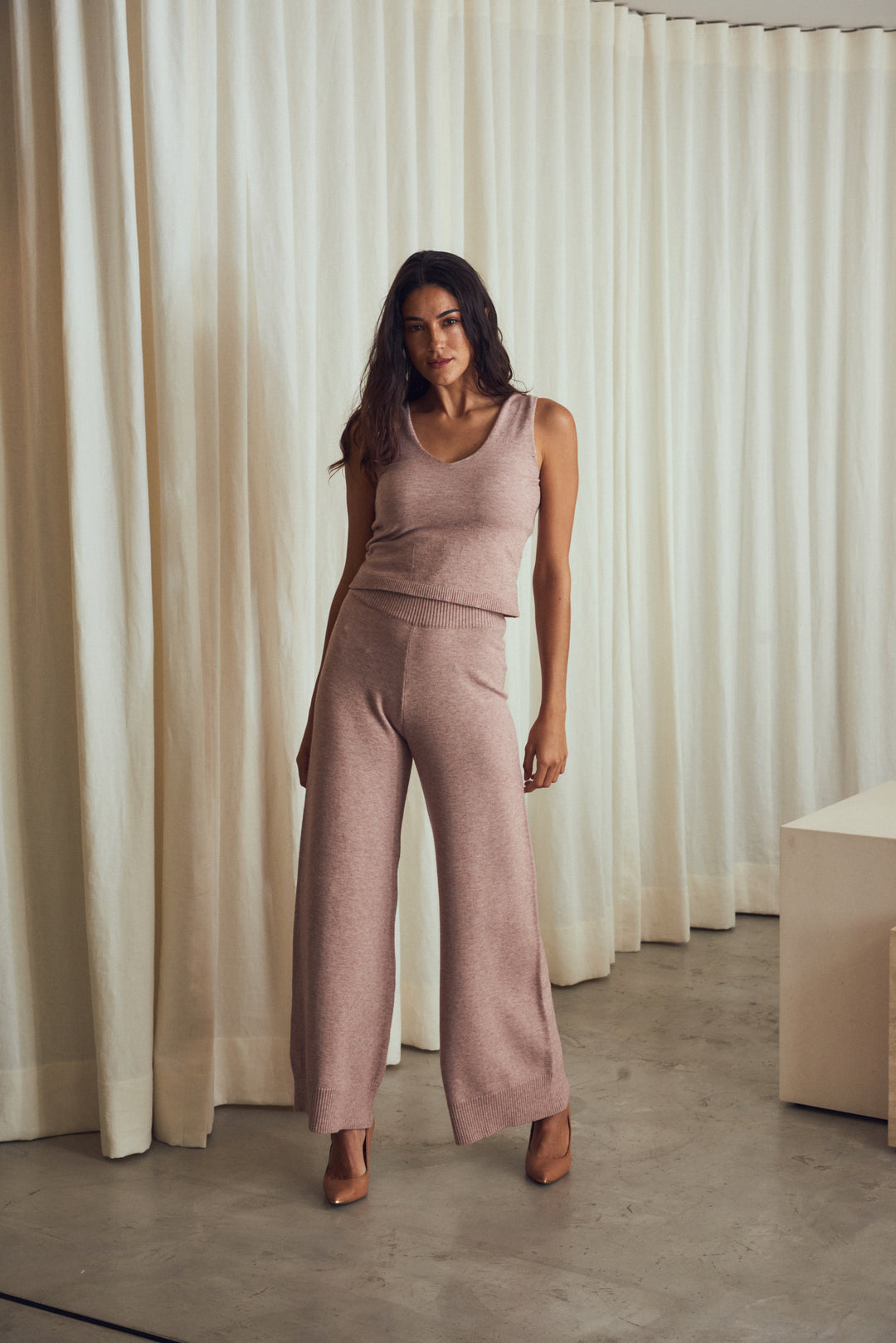 Amsterdam Rose Knitted Top