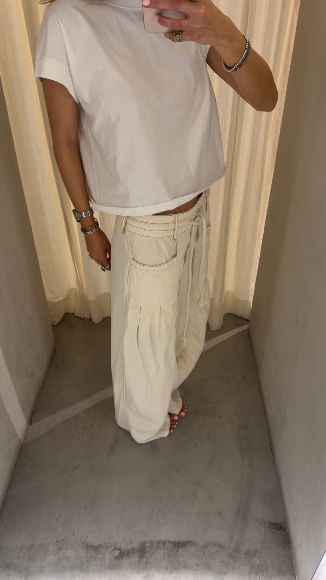 Osaka Off White Trousers