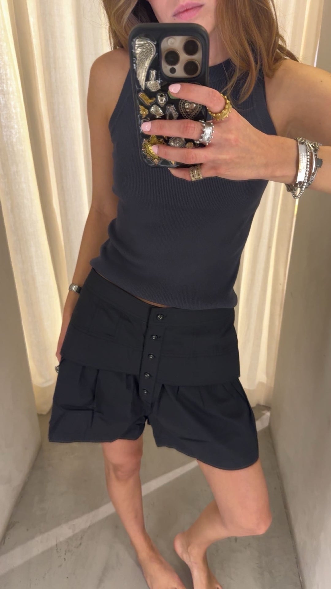 Aix Black Shorts