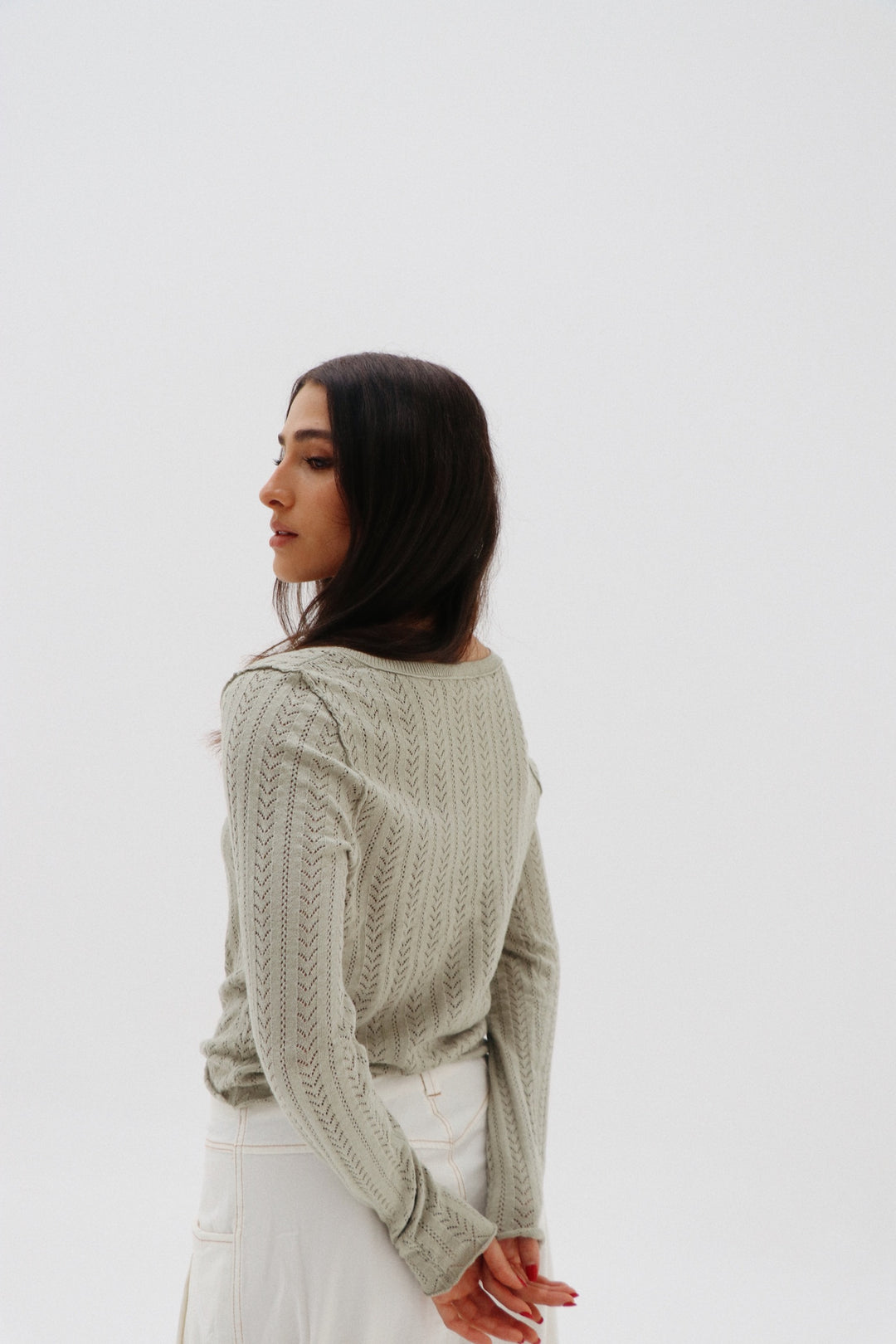Palmira Sage Sweater