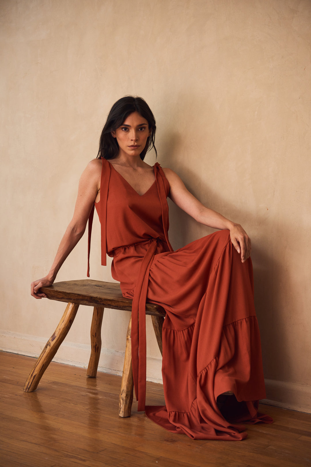 Santorini Terracota Dress – Camille Santorini Terracota Dress – Camille