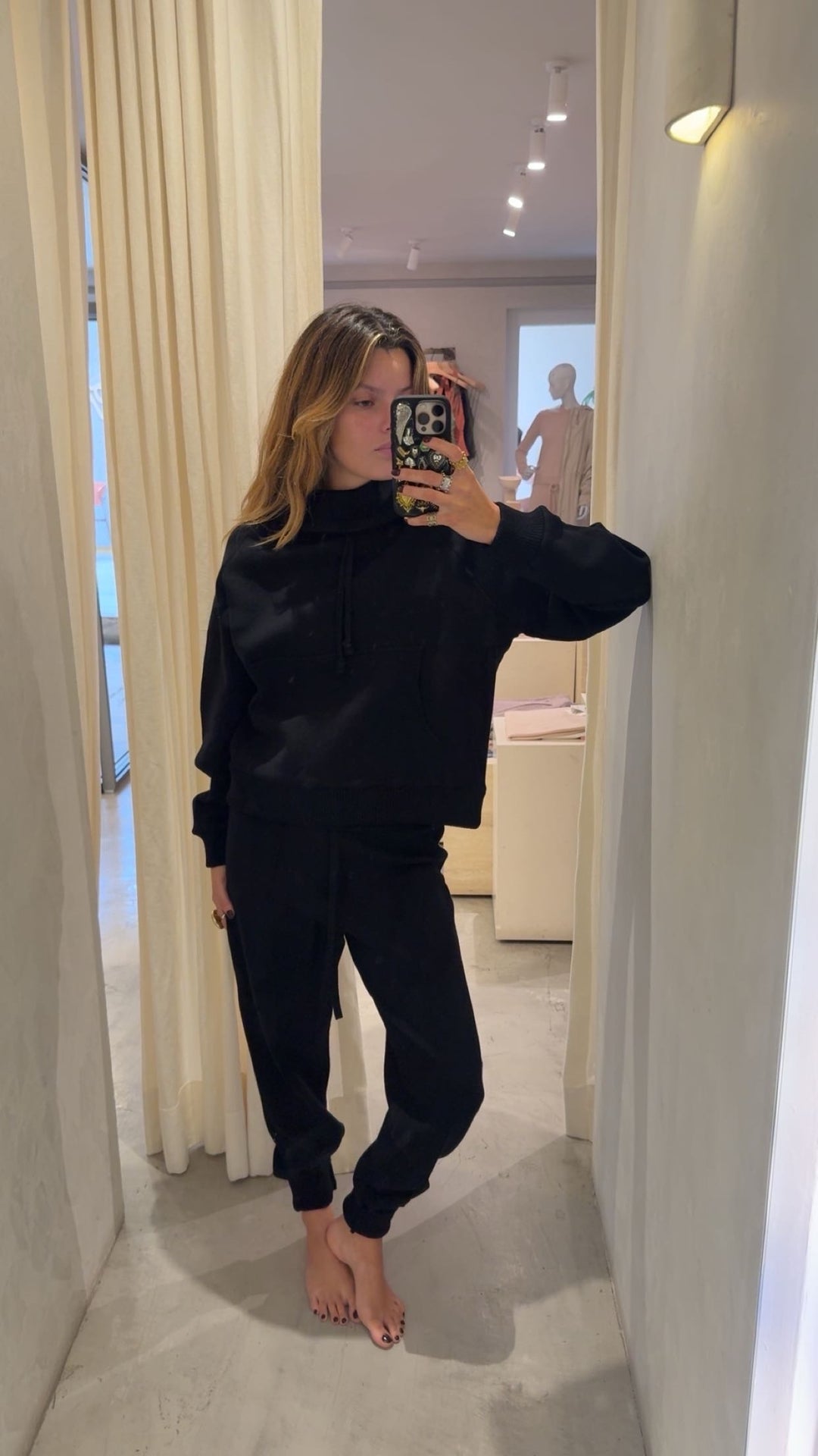 Perth Black Knitted Jogger