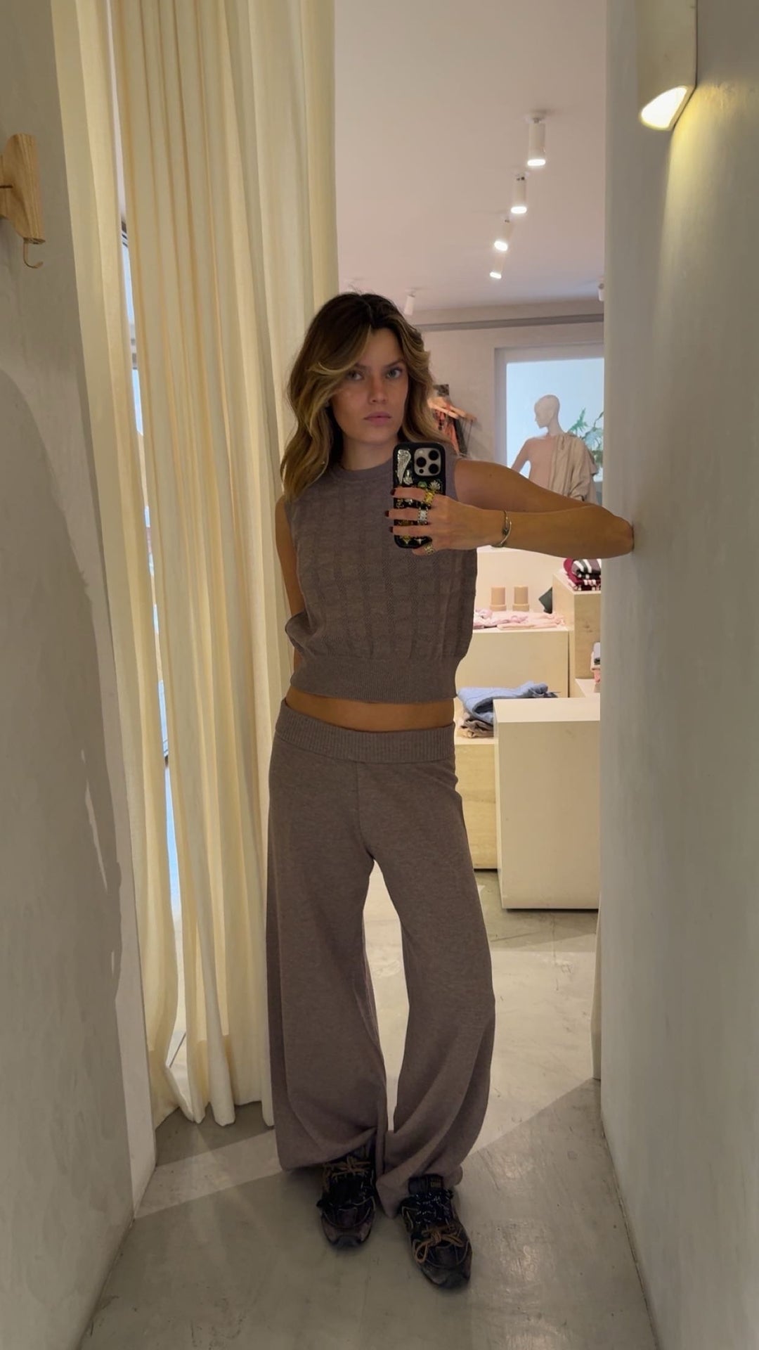 Dubai Mocha Knitted Top