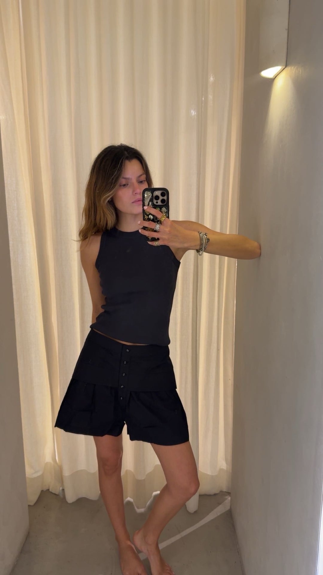 Aix Black Shorts