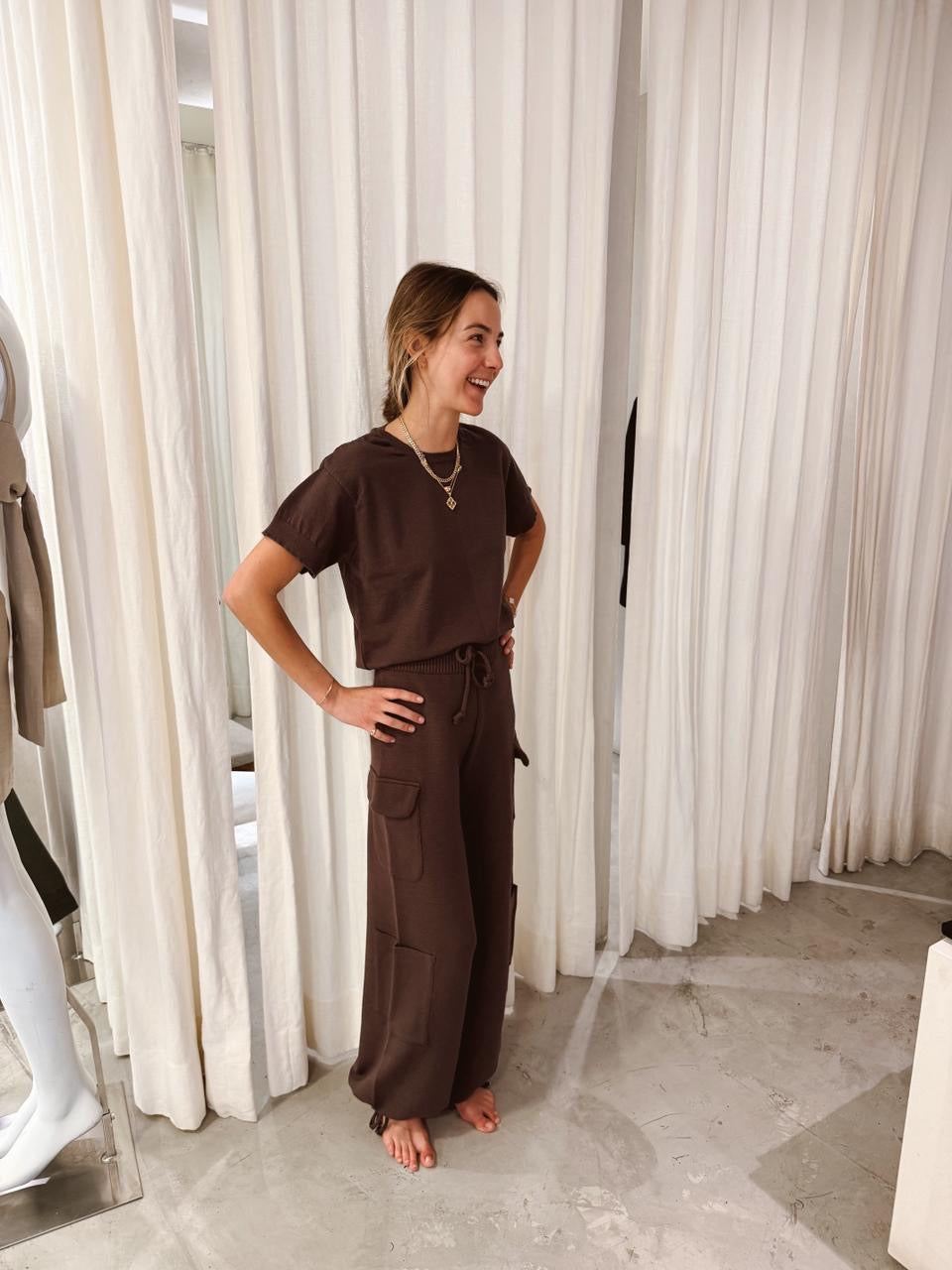 Kenya Chocolate Cargo Pants