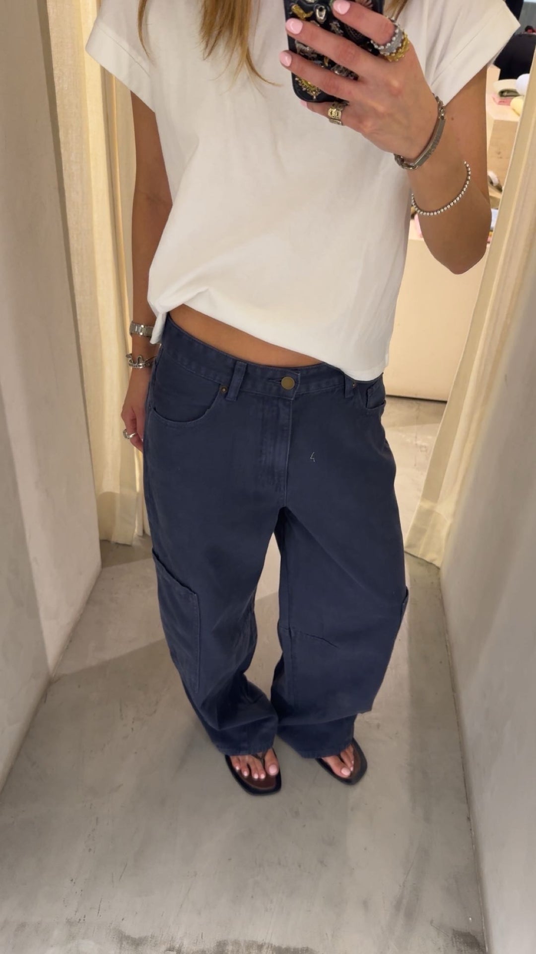 Rimini Washed Navy Jeans