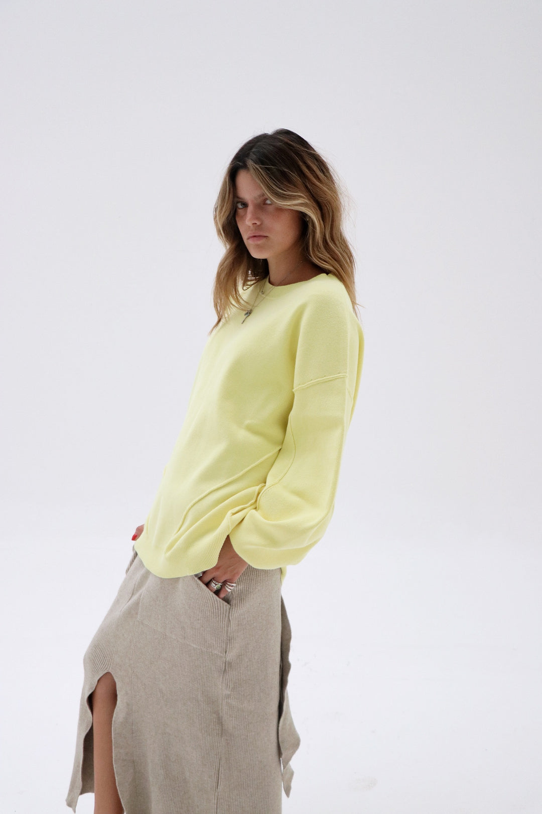 Cairo Yellow Sweater