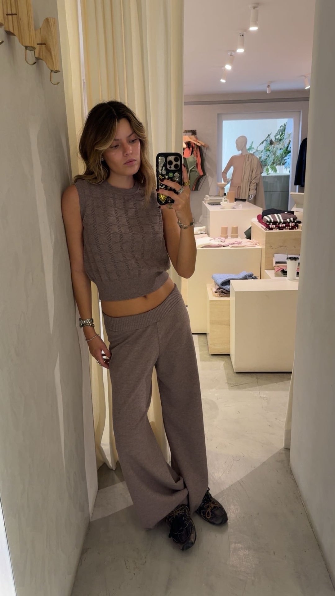 Dubai Mocha Knitted Top