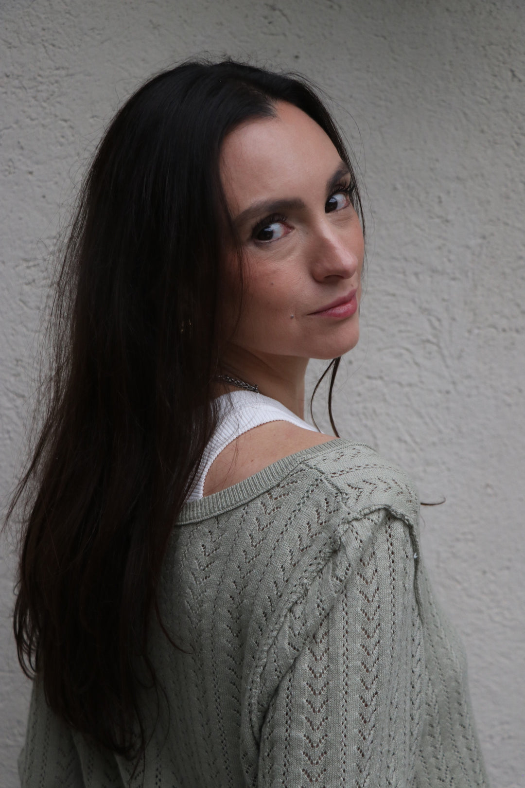 Palmira Sage Sweater