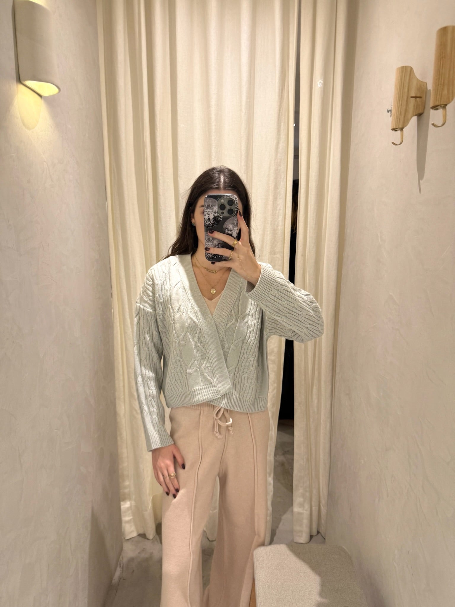 とまと　MARNO Camille knit Munich Grey Knitted Sweater – Camille