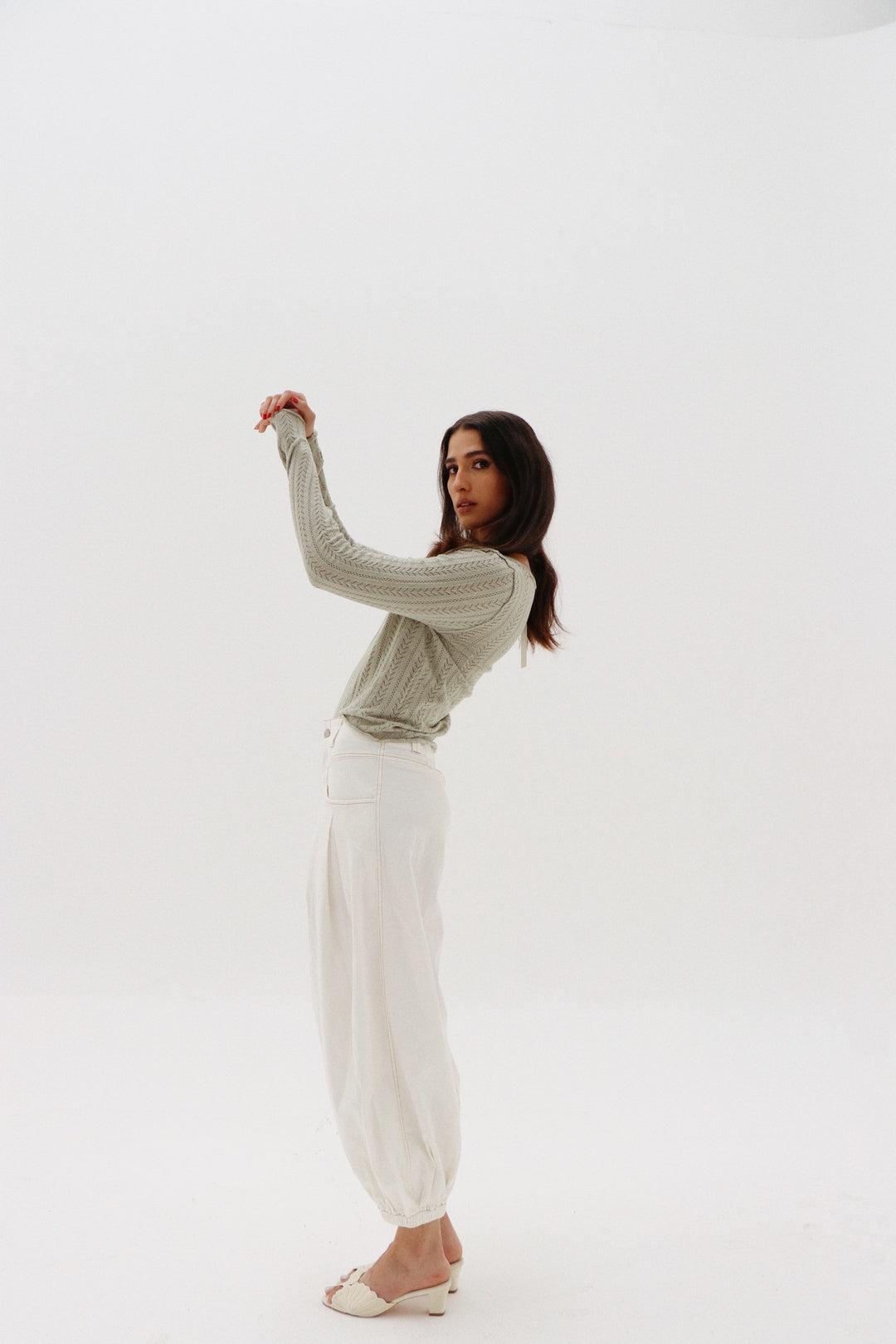 Palmira Sage Sweater