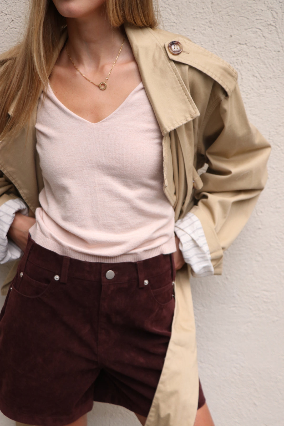 Dijon Suede Shorts