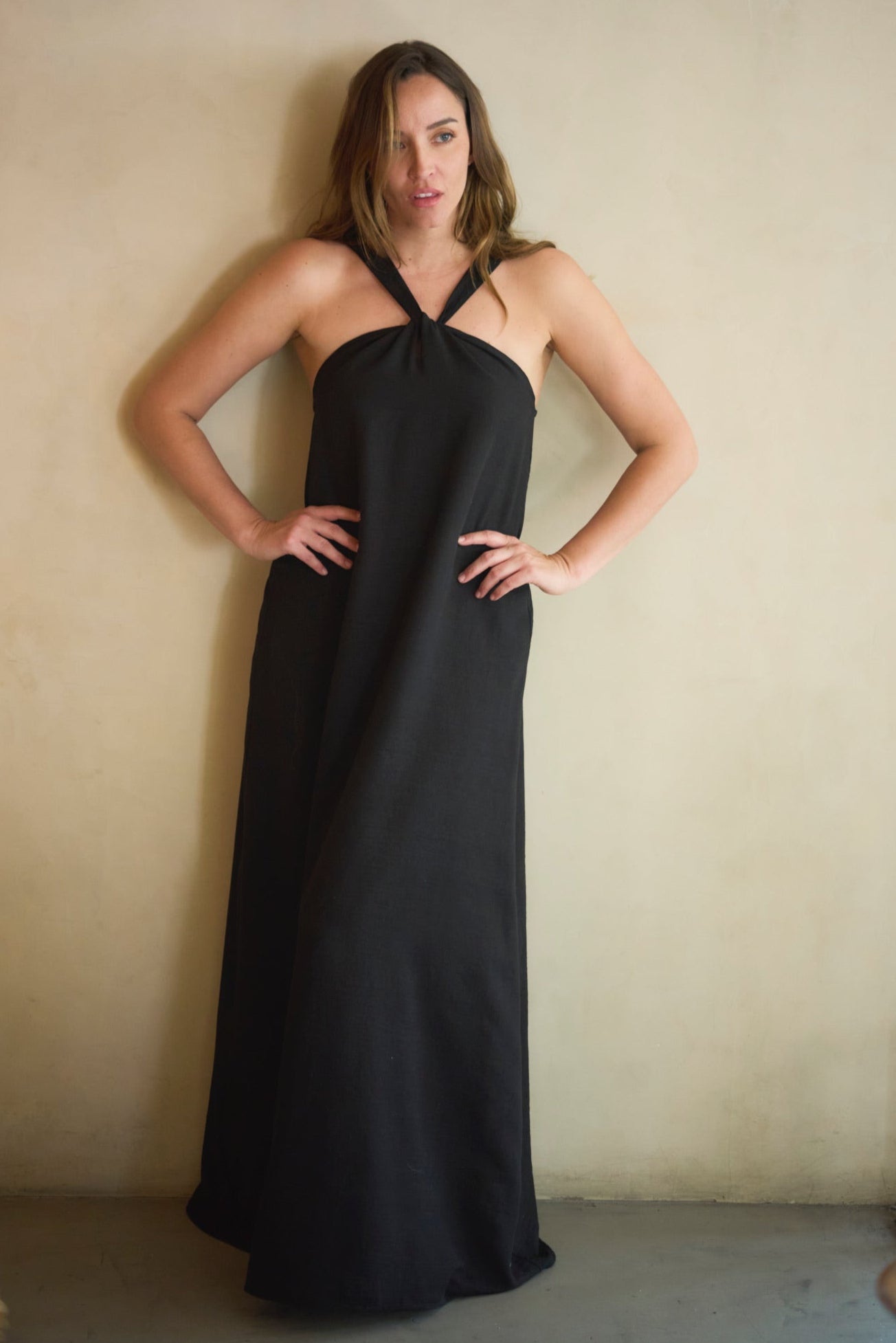 Rome Black Dress – Camille