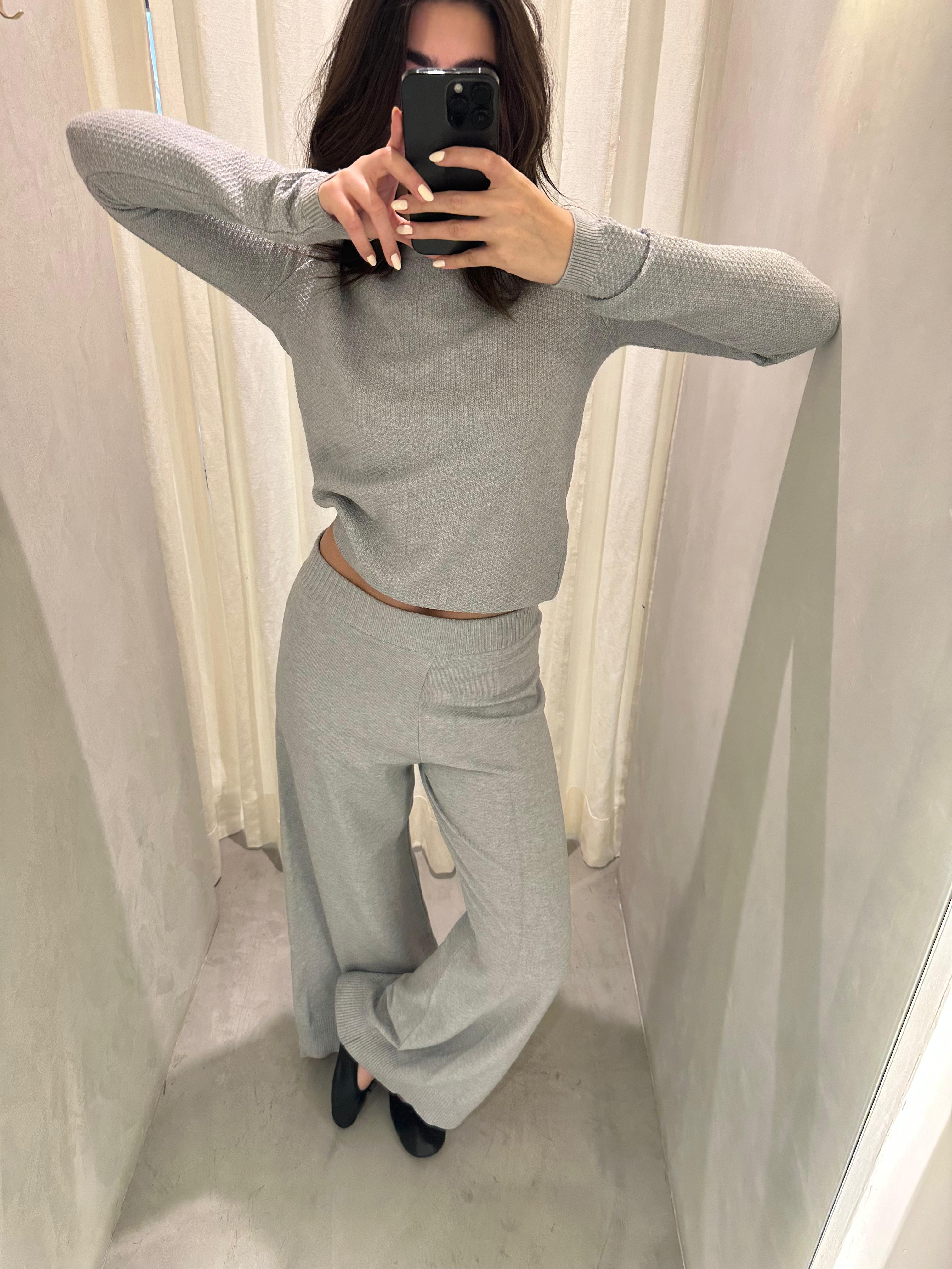 Camille Geneva Grey Sweater
