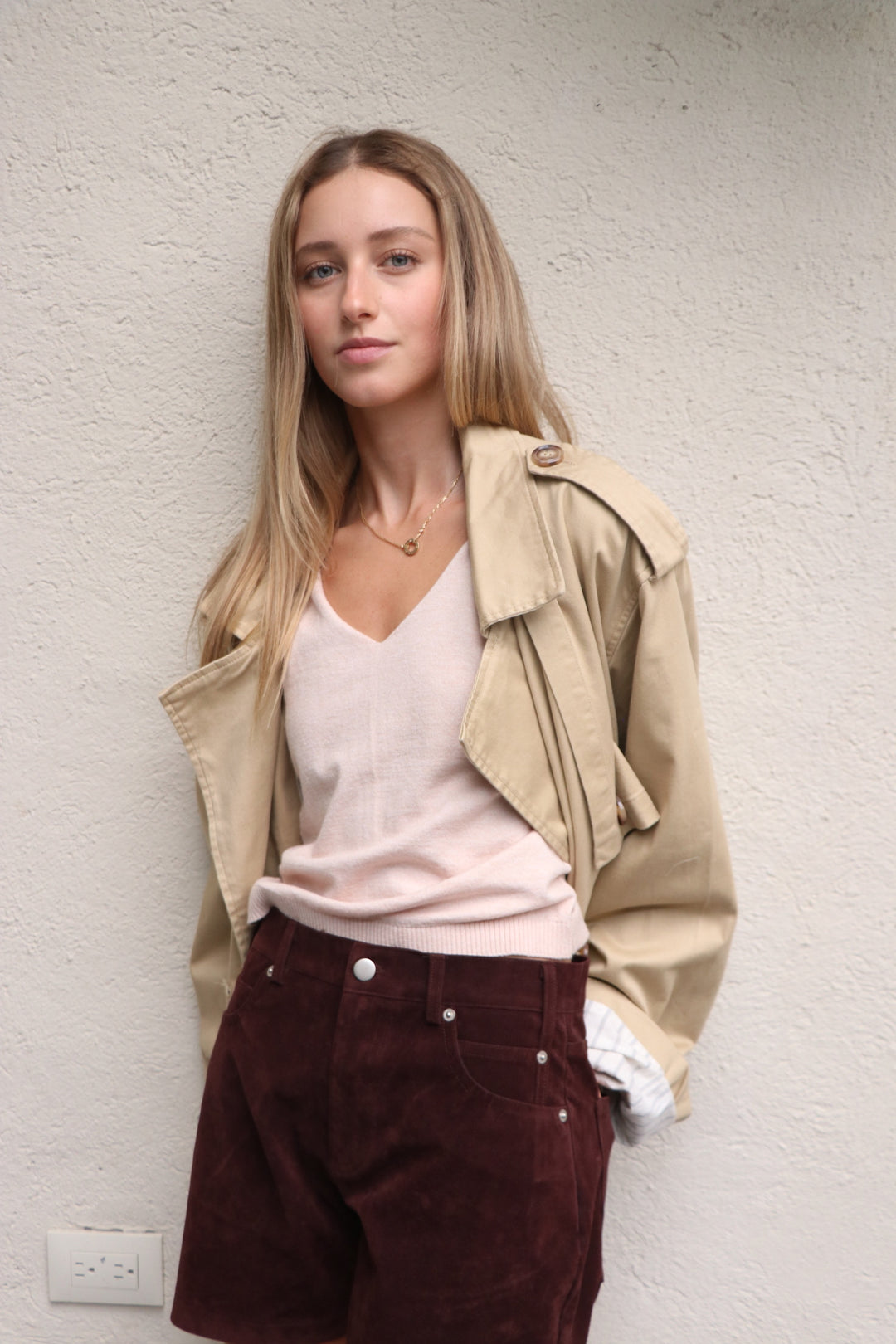 Dijon Suede Shorts