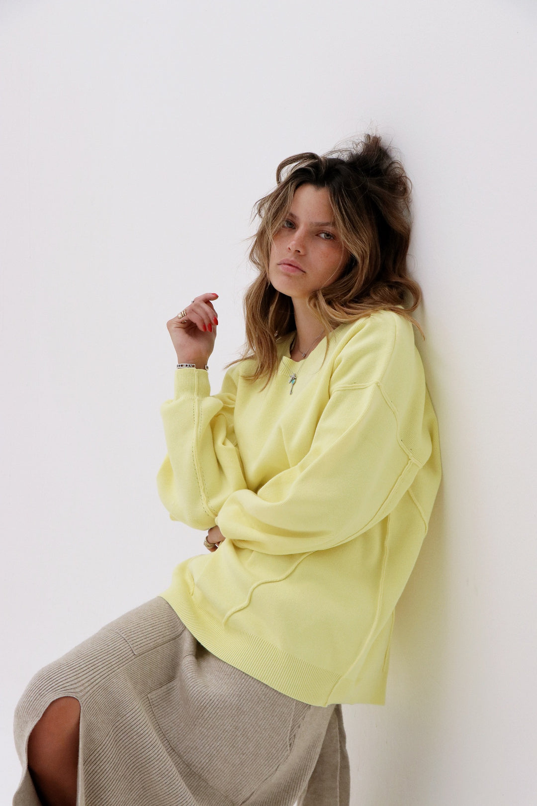 Cairo Yellow Sweater