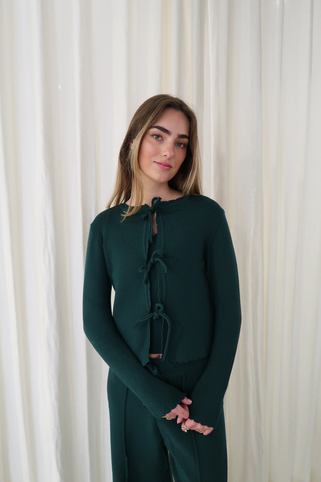 Bilbao Emerald Knot Knitted Sweater