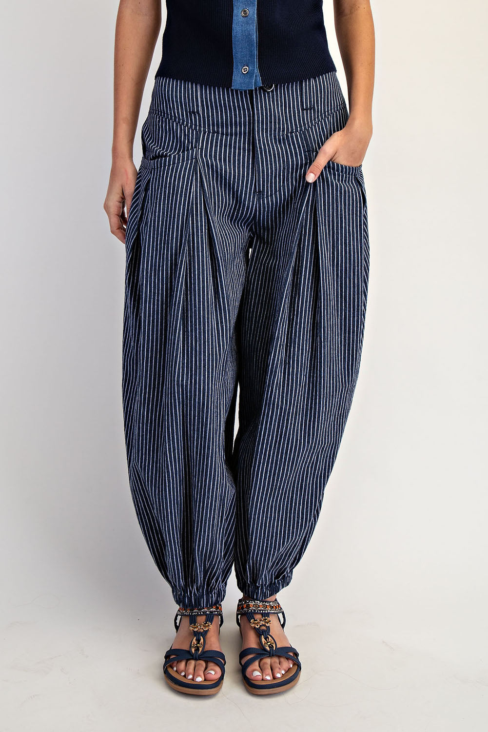 Doha Navy Trousers