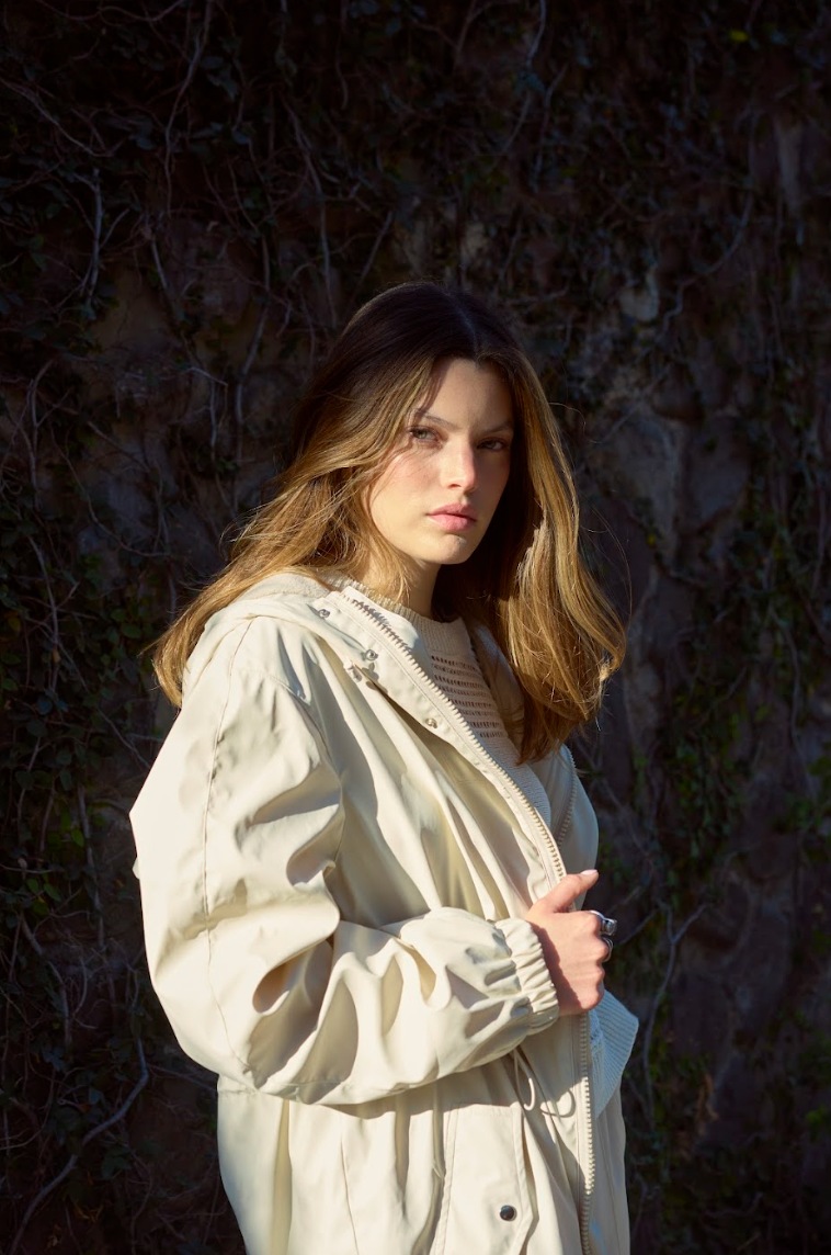 Canada Taupe Rain Coat