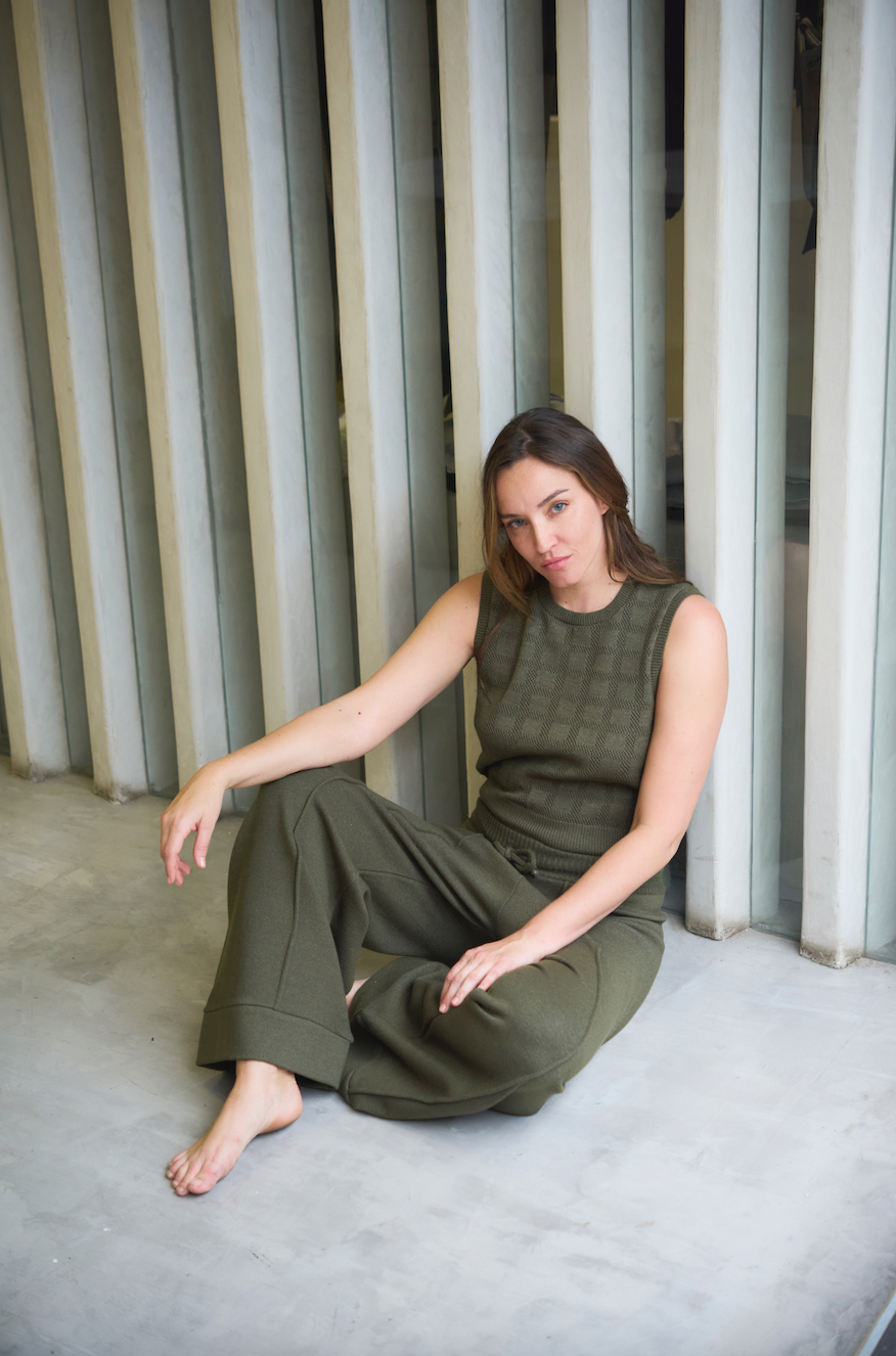 Dubai Forest Knitted Top