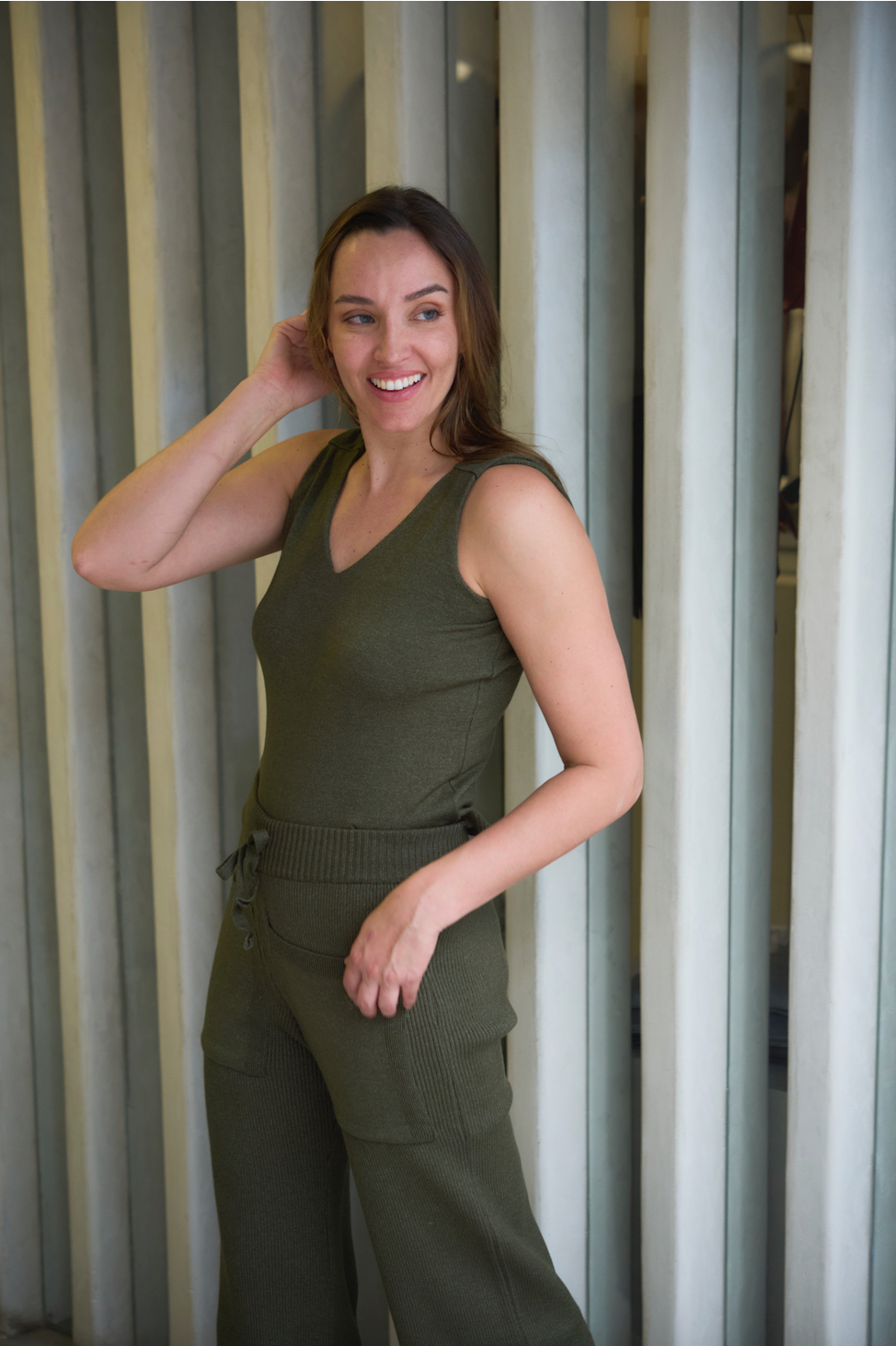 Lisbon Forest Knitted Pants