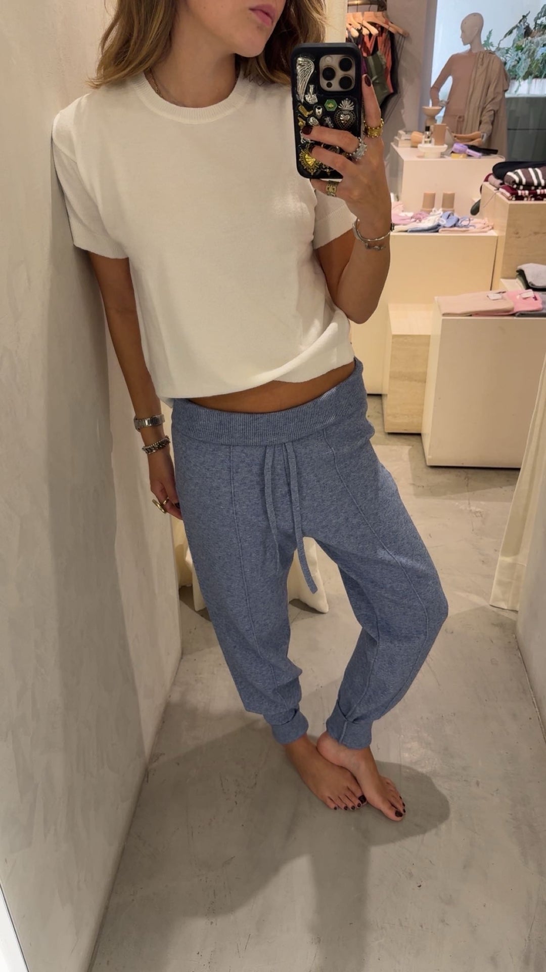 Perth Denim Knitted Jogger