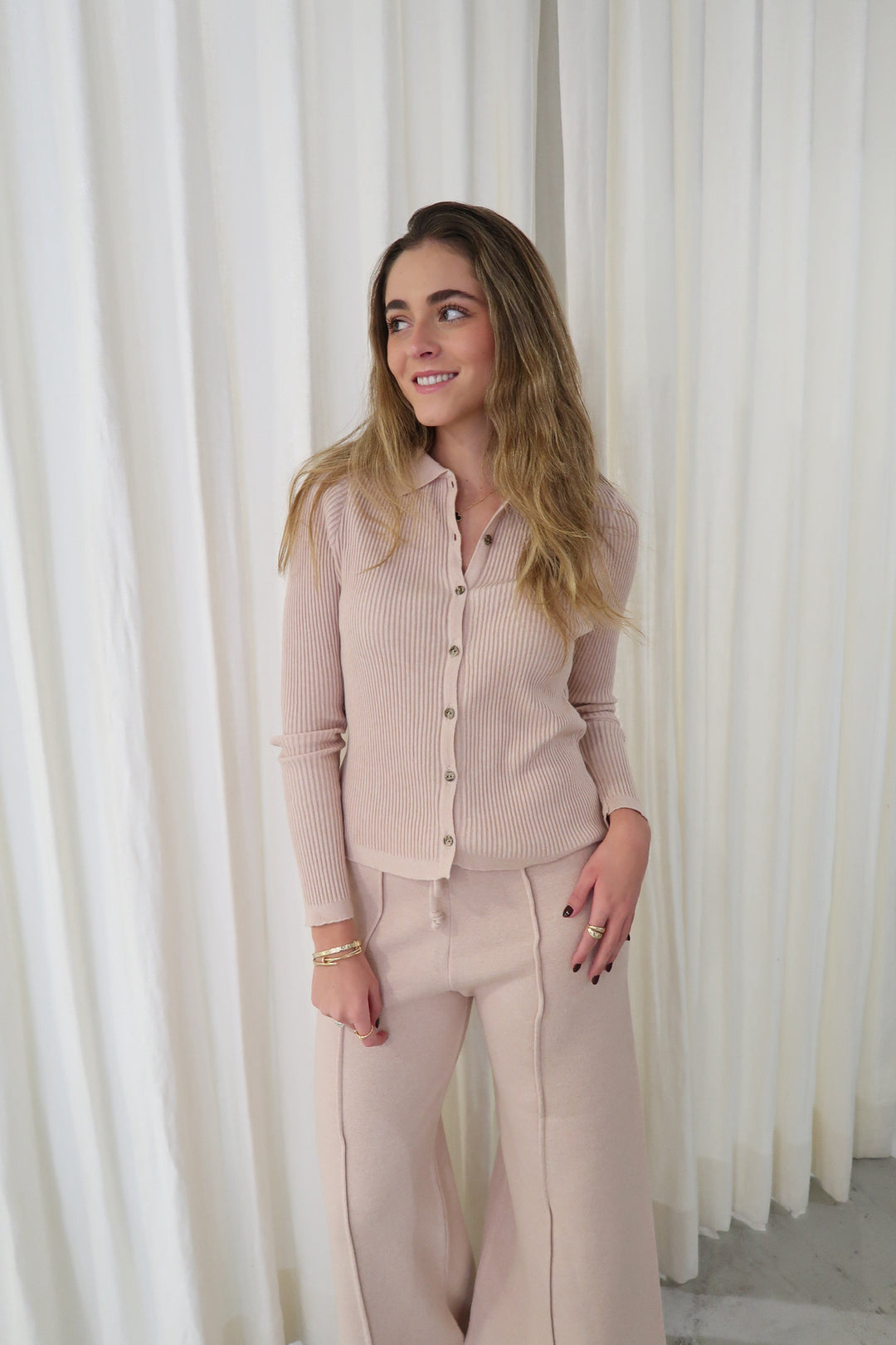 Budapest Knitted Shirt Sand