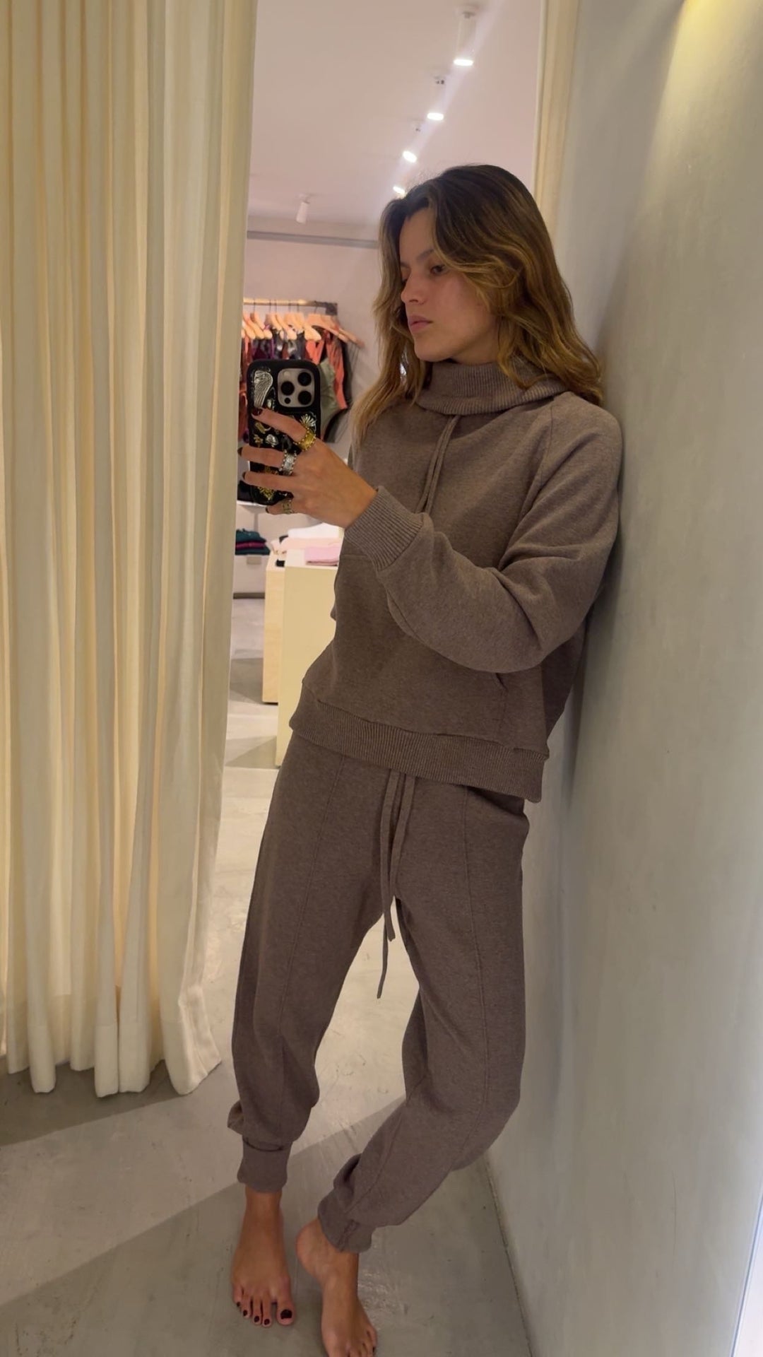 Perth Mocha Knitted Jogger