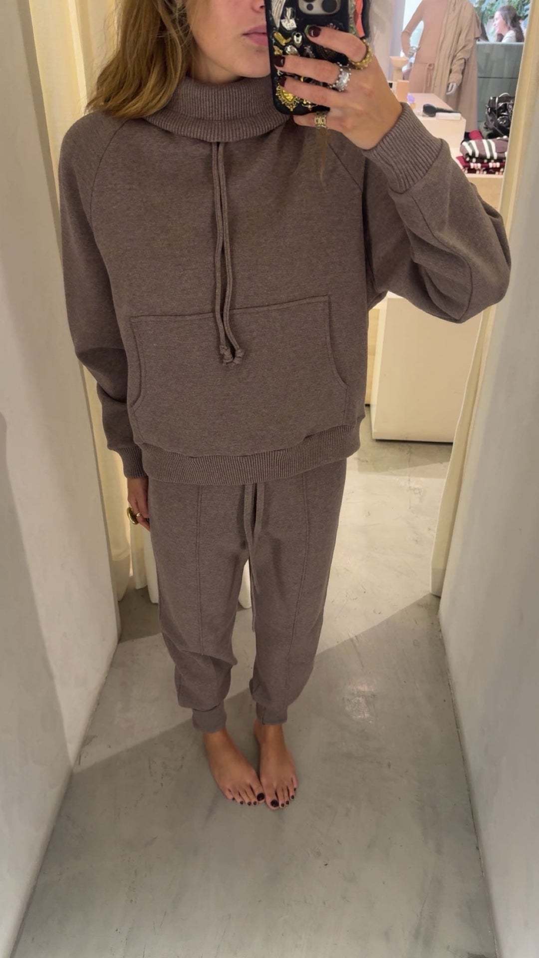 Perth Mocha Knitted Jogger