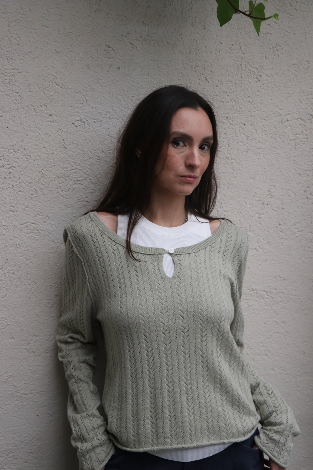 Palmira Sage Sweater
