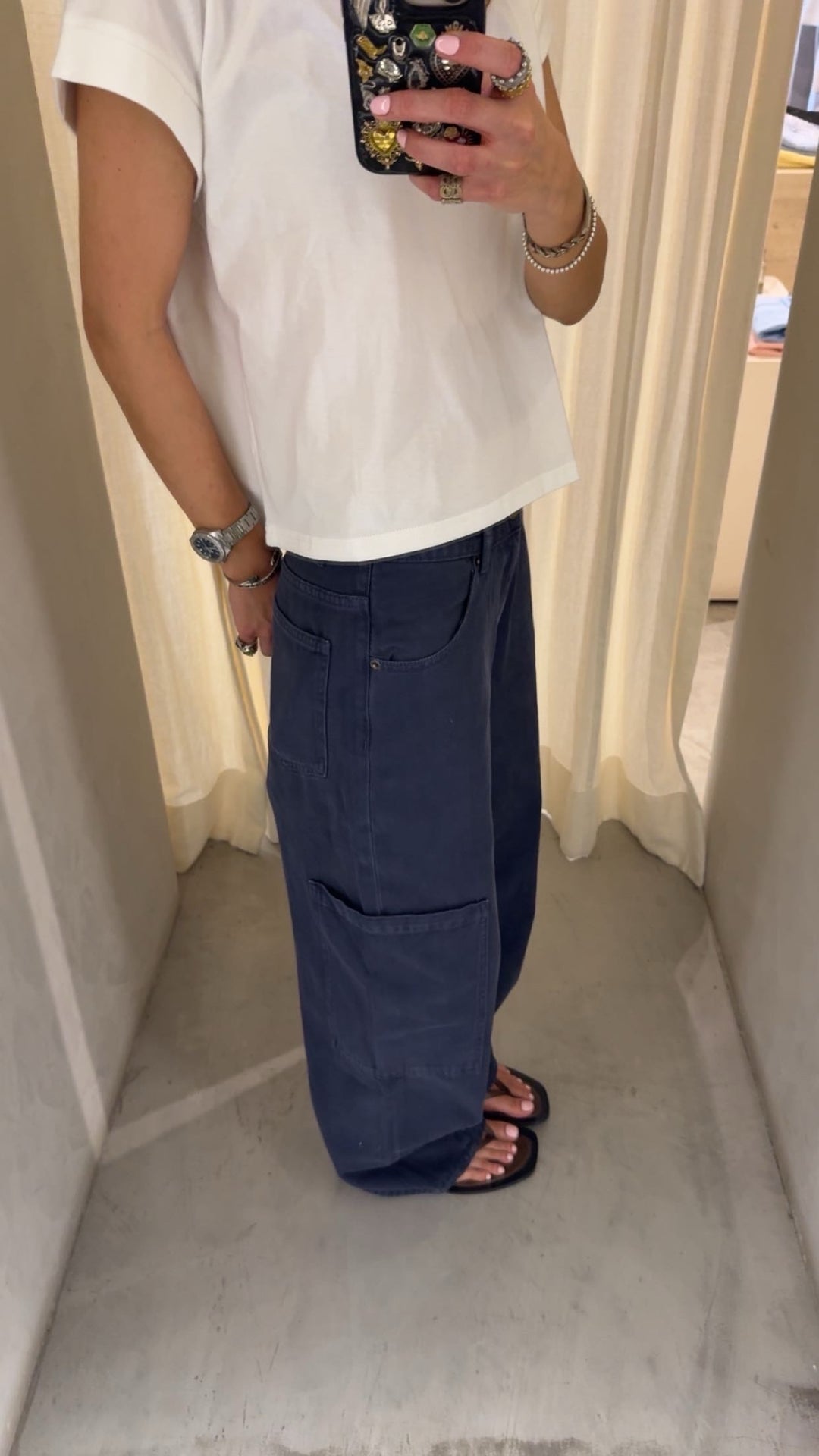 Rimini Washed Navy Jeans
