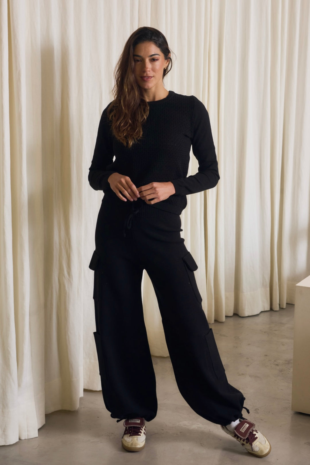 Geneva Black Sweater