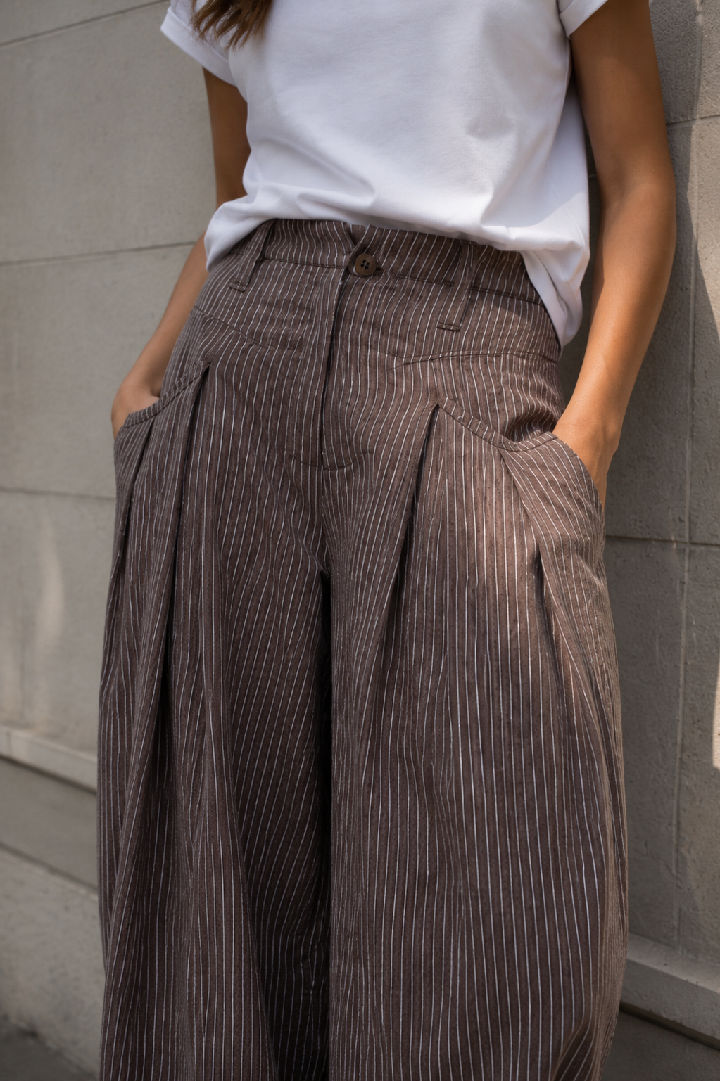 Doha Brown Trousers