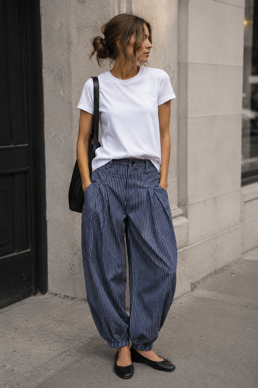 Doha Navy Trousers