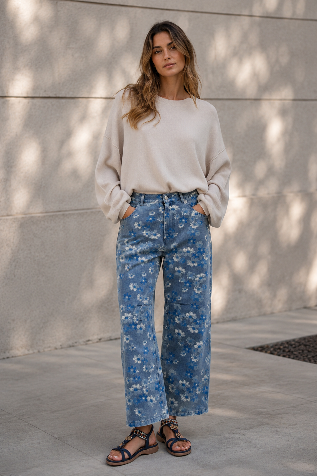 Belice Floral Jeans