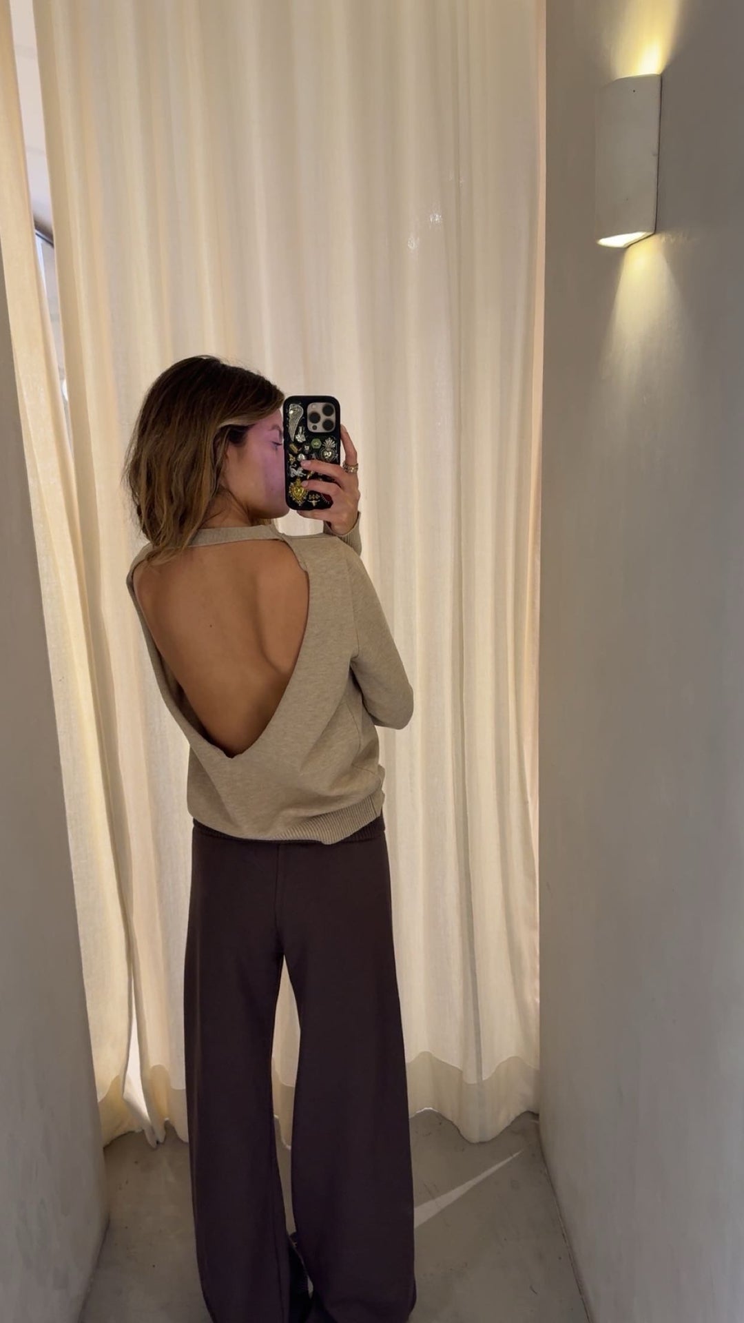 Denver Beige Knitted Sweater